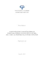 Kartografski i grafički prikazi podataka popisa stanovništva iz 2001., 2011. i 2021. za Požeško-slavonsku županiju